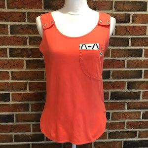 Vintage IXSPA by Jamie Sadock Orange Tank Top